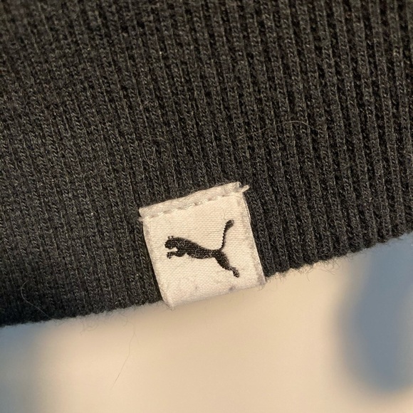 PUMA Sz M Athletic Activewear Jacket Black & White - Picture 4 of 6